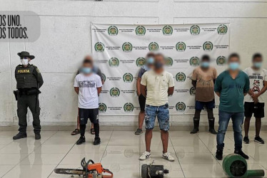 Los mineros, el día de la captura.