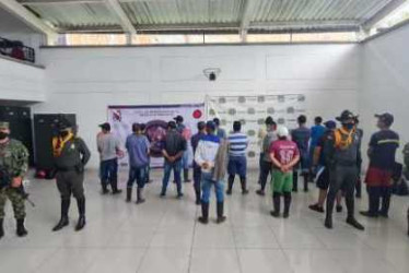 Foto| LA PATRIA  Los mineros detenidos en enero del 2021.