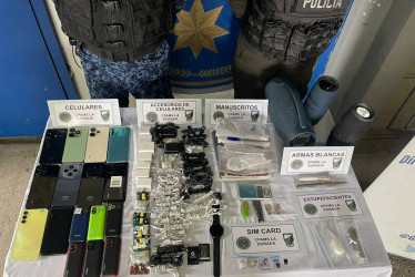 El patio 3 de Doña Juana es reconocido por las constantes incautaciones de elementos ilegales, especialmente celulares.