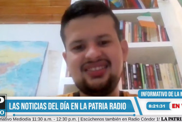 Pedro Luis Sánchez Galvis, tolimense con síndrome de Asperger, historiador de la Universidad de Caldas y analista internacional. 
