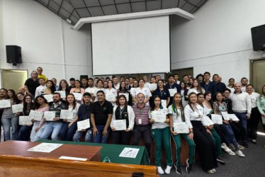 Foto I Cortesía Sena para LA PATRIA  En una emotiva ceremonia se reconocieron a los 76 aprendices competidores, así como a los medallistas de oro, plata y bronce por cada una de las 12 habilidades.