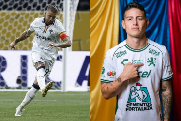Sergio Ramos y James Rodríguez, dos figuras de la liga mexicana que estarán en el Juego de Estrellas de la MLS.