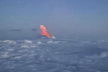 El Kliuchevskói, el volcán activo más alto de Eurasia