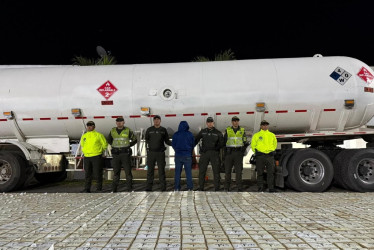 En un camión tipo cisterna la Policía de Pereira descubrió 1,3 toneladas de clorhidrato de cocaína que tenía como rumbo el Caribe colombiano