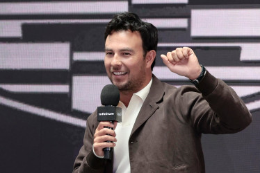 El piloto mexicano Sergio Pérez. 