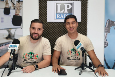Daniel Hoyos y Luis Alejandro Garzón, creadores de Yo soy Manizales. 