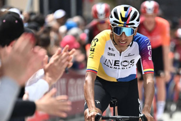 Egan Bernal, ciclista colombiano.
