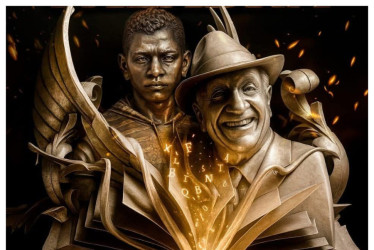 Este es parte del diseño del afiche que reúne durante estos días a los amantes de la lectura, la palabra y la poesía.