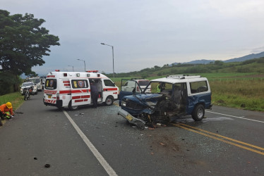 Accidente con 3 lesionados.