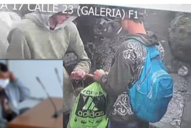 La cámara lo dejó en evidencia mientras vendía bazuco. Luego el comprador lo echó al agua.