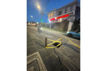 Así estaba el hueco entre los edificios Tramonti y Tiziani.