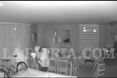 Los ladrones quedaron grabados 