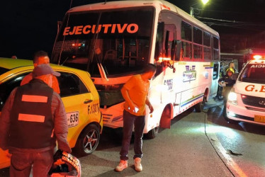El accidente de esta noche 