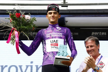 El mexicano Isaac del Toro, gran campeón de la Vuelta a Burgos 2025. 