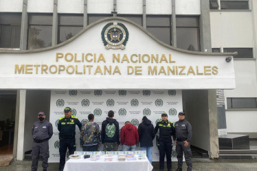 4 detenidos en 3 allanamientos en Manizales