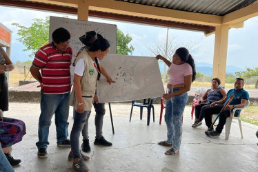 Salida de campo a Natagaima para escuchar testimonios de víctimas, funcionarios e investigadores locales. 