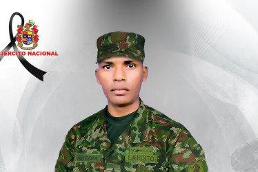 El Clan del Golfo asesinó al soldado Adrián Camilo Madera Tapia en Montecristo (Bolívar).