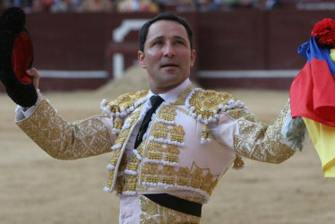 El torero colombiano César Rincón. 