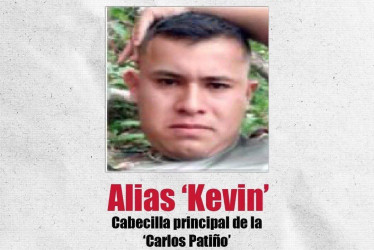 Anderson Andrey Vargas, alias Kevin, cabecilla del grupo Carlos Patiño del Estado Mayor Central (Emc)