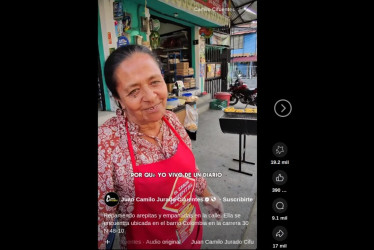 la reacción de Yeison Jiménez a un video del manizaleño Camilo Cifuentes