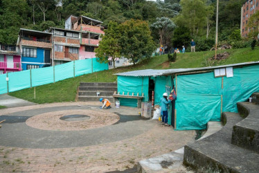 La cancha múltiple y la media torta del barrio Bengala son intervenidos por la Alcaldía.