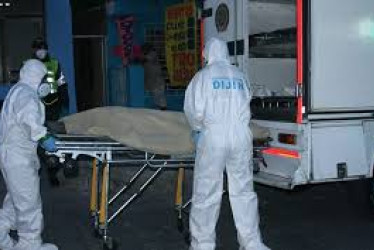 La persona fue asesinada a bala.