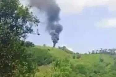 Atacan un helicóptero de la Policía en Antioquia: al menos un muerto y dos heridos