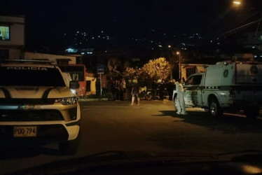 El ataque sicarial sucedió en el barrio Miraflores de Pereira en la noche del lunes 18 de agosto 