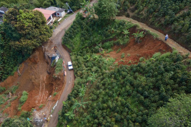 La Gobernación de Risaralda destinó $8.500 millones para empezar con las obras en la zona y tratar de arreglar la vía entre Balboa y La Virginia 