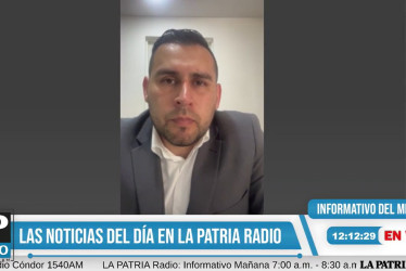 Secretario de Educación de Caldas, Luis Herney Vargas. 