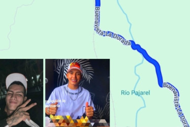 Dos de los asesinados.