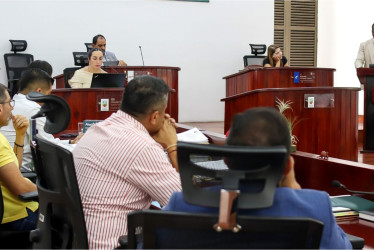 Manuel González, secretario Privado de Manizales, clausuró las sesiones al ser designado alcalde encargado.