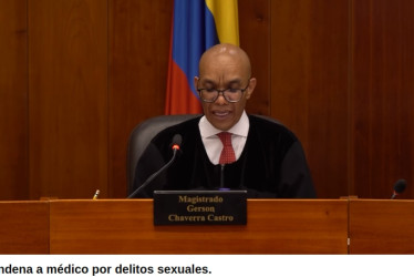 Lectura de la sentencia.