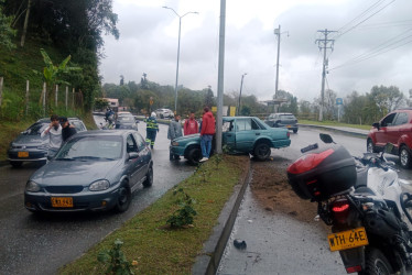 El accidente de este martes.