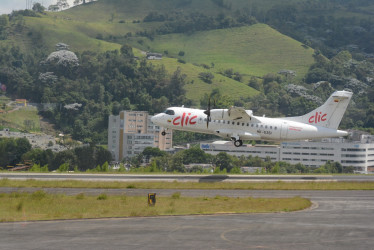 Nuevos proyectos sobrevuelan el aeropuerto La Nubia, en Manizales. LA PATRIA entrevistó al nuevo administrador sobre las necesidades de infraestructura y conectividad. Foto de agosto del 2024.