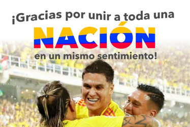 La Alcaldía dejó ver a través de redes sociales su felicidad por la clasificación de la Selección Colombia al Mundial del 2026.