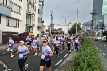 Los participantes en sus diferentes distancias partieron desde El Cable. 