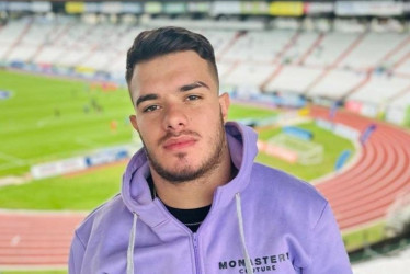 Cristian González, víctima del robo el jueves. La familia autorizó publicar la foto.