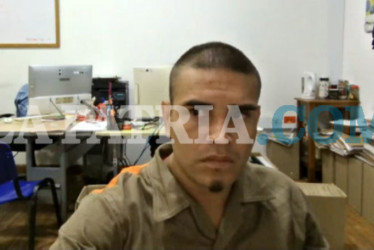 A Dauber Esneider lo identificaron los testigos como el líder de la Escala.