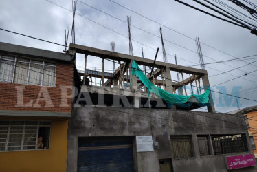 El incidente ocurrió a una cuadra del parque principal de Villamaría.