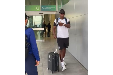 Independiente del Valle aterrizó en Pereira y viaja a Manizales para concentrarse, horas antes de visitar al Once Caldas por la Copa Sudamericana.