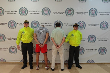 Los hombres detenidos en el Eje Cafetero 