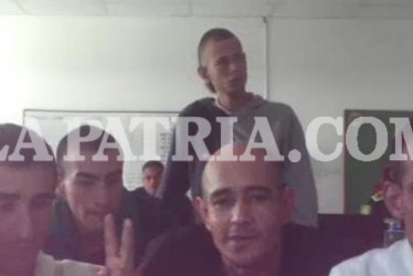 Los capturados, en la audiencia.