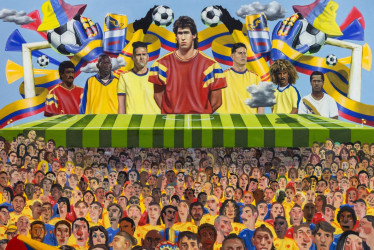 Pintura de manizaleño se exhibe en televisores de todo el mundo gracias a Samsung