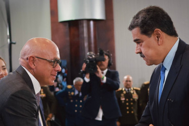 Foto | Presidencia de Venezuela | LA PATRIA El chavista Jorge Rodríguez es el presidente de la Asamblea Nacional de Venezuela, quien apoya al presidente, Nicolás Maduro.