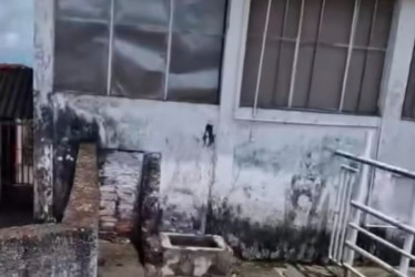 Así luce hoy el antiguo matadero de Palestina (Caldas).