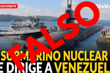 El video viralizado no muestra un submarino estadounidense cruzando el Canal de Panamá para llegar a Venezuela, las imágenes son antiguas. 