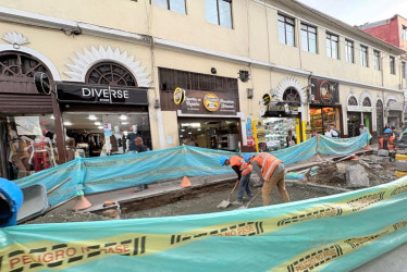 Las obras siguen en proceso. 