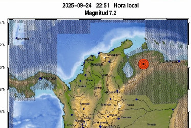 Temblor en Venezuela