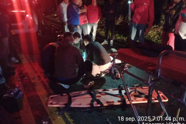 Los afectados sufrieron lesiones múltiples y los debieron trasladar a un hospital.